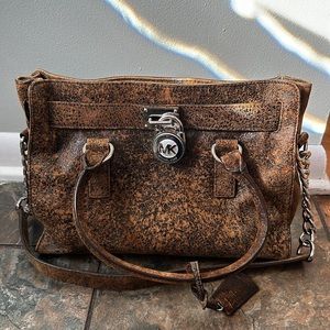 Michael Kors Hamilton mocha bag